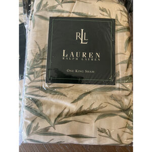New Vintage Ralph Lauren Desert Plains Perennial King Pillow Shams